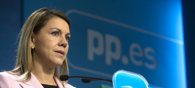 La secretaria general del Partido Popular, María Dolores de Cospedal