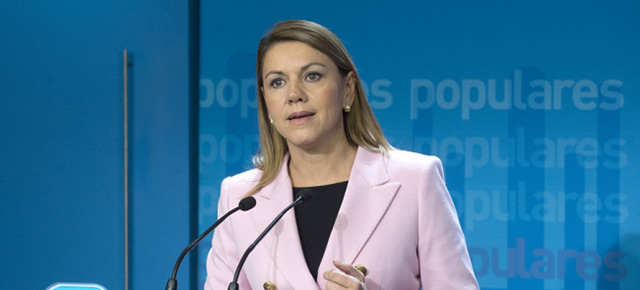 La secretaria general del Partido Popular, María Dolores de Cospedal