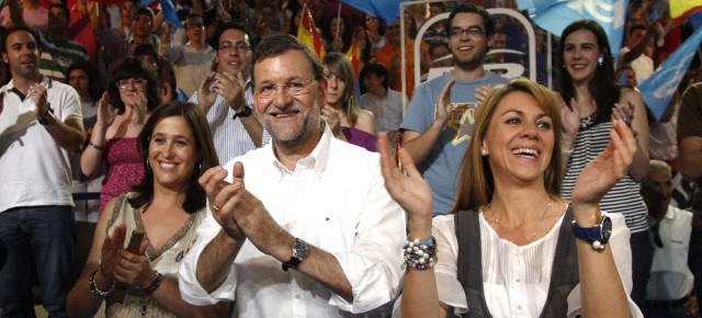 Mitin de Mariano Rajoy y María Dolores de Cospedal en Ciudad Real