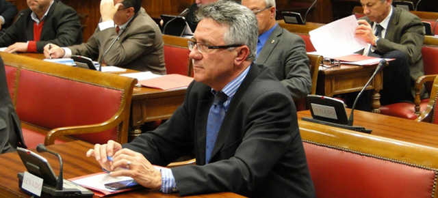 Vicente Aparici en el Senado