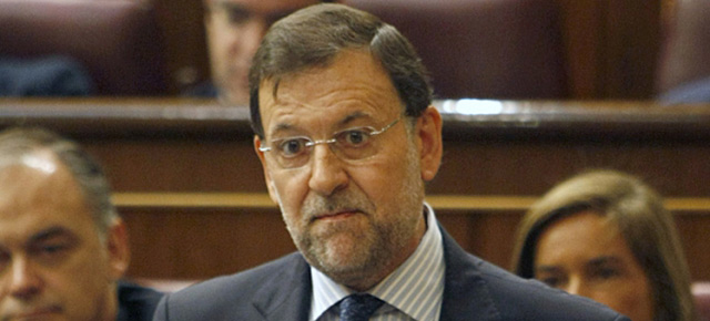 Mariano Rajoy durante su intervención en la sesión de control al Gobierno