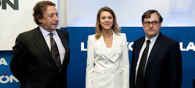 María Dolores Cospedal, en el encuentro periodístico 