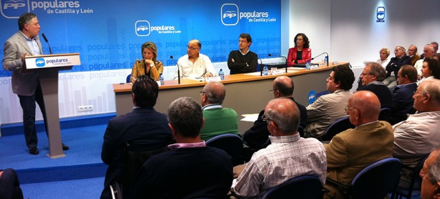 Tomás Burgos durante su intervención