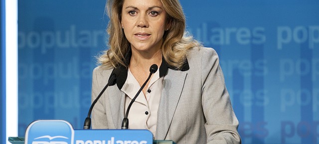 La secretaria general del Partido Popular, María Dolores de Cospedal