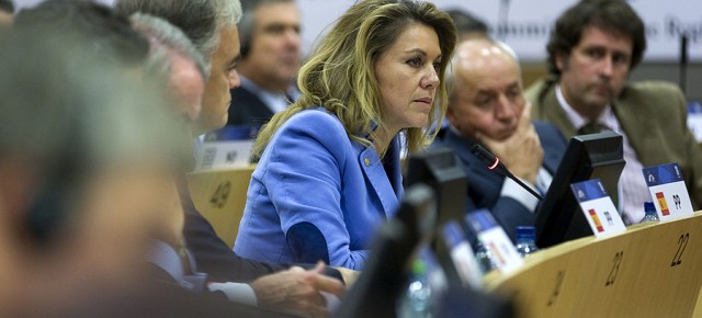 María Dolores de Cospedal interviene en la Asamblea Política del PP europeo