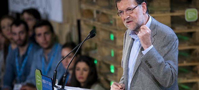 Mariano Rajoy durante su intervención