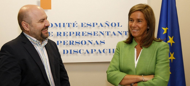 Reunión Ana Mato con el presidente del Comité Español de Representantes de Personas con Discapacidad (CERMI), Luis Cayo