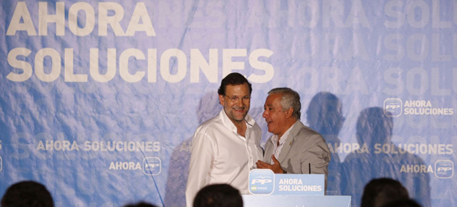 Javier Arenas con Rajoy