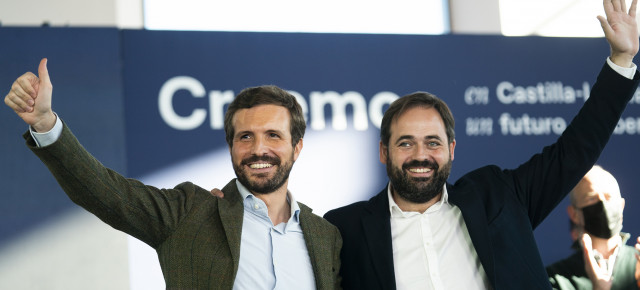 Pablo Casado y Paco Núñez en el XV Congreso del PP de Castilla-La Mancha