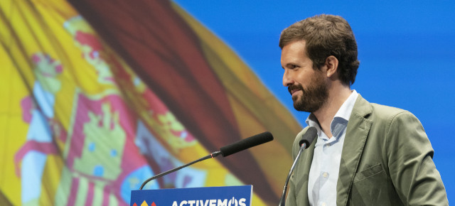 Pablo Casado en el XV Congreso Provincial de Valencia.