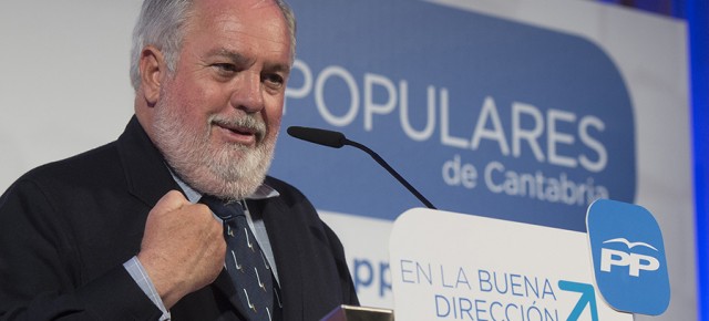 El candidato del PP a las elecciones europeas, Miguel Arias Cañete