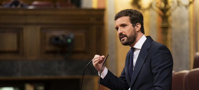 Pablo Casado en el Pleno del Congreso sobre los Fondos de Recuperación