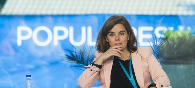 Soraya Sáenz de Santamaría en la Escuela de Verano del PP 