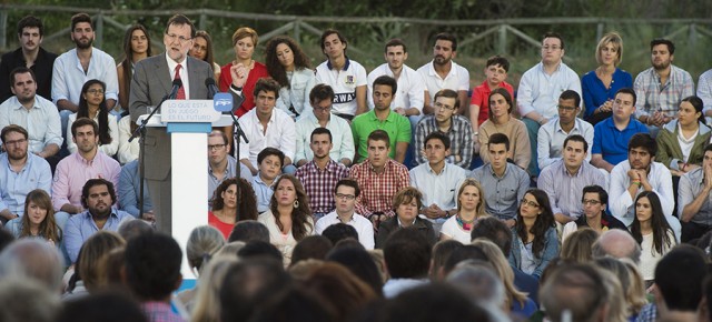 El presidente del Gobierno y del Partido Popular, Mariano Rajoy