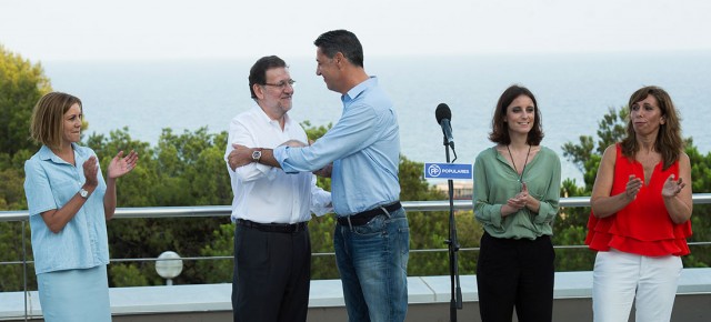 Mariano Rajoy presenta al candidato del PPC a las elecciones catalanas, Xavier Garcia Albiol