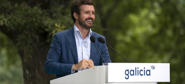 Pablo Casado clausura el acto de Inicio del Curso Político del PP de Galicia