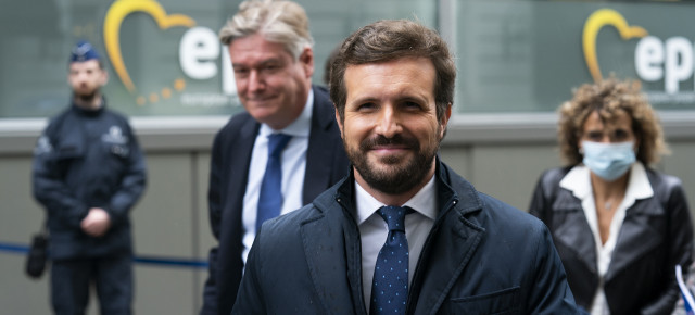 Pablo Casado en Bruselas