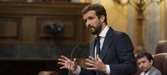 Pablo Casado en el Pleno del Congreso