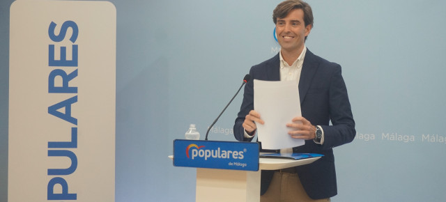 El vicesecretario de Comunicación, Pablo Montesinos, en rueda de prensa