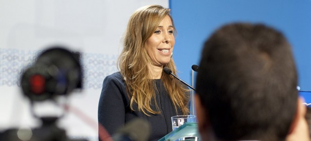 La presidenta del PP de Cataluña, Alicia Sánchez-Camacho