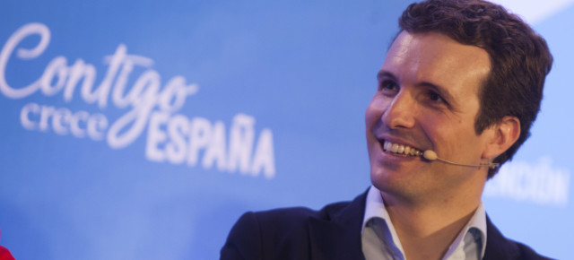 Pablo Casado durante su intervención en la Convención Nacional 