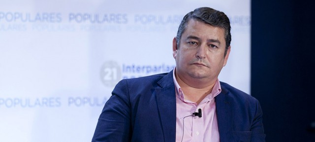 El secretario de Administraciones Territoriales del PP, Antonio Sanz