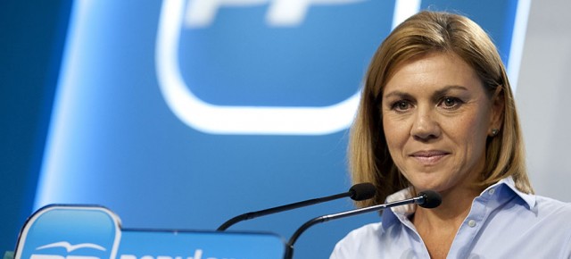 La secretaria general del Partido Popular, María Dolores de Cospedal