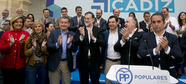 Clausura acto en Jerez de la Frontera de Mariano Rajoy