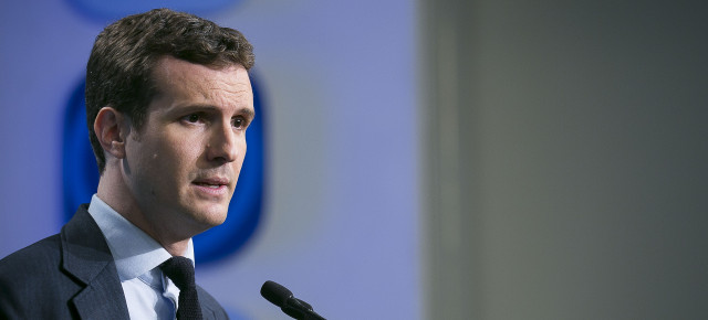 Pablo Casado tras la reunión del Comité de Dirección