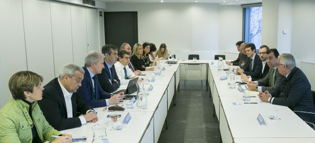 Reunión de coordinación del Partido Popular en la sede nacional