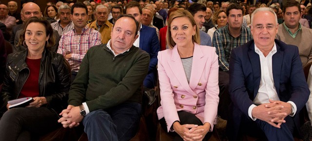 María Dolores de Cospedal participa en la Junta Directiva del PP de La Rioja