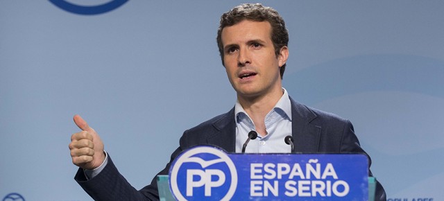 El vicesecretario de Comunicación del PP, Pablo Casado