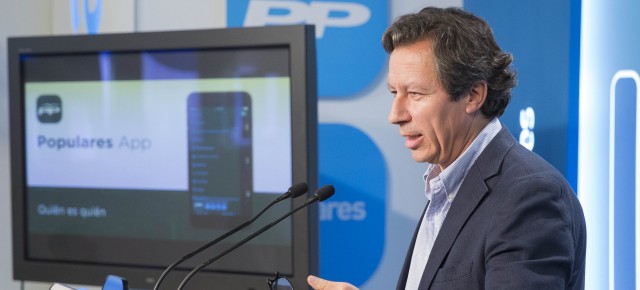 El vicesecretario de Organización y Electoral del PP, Carlos Floriano