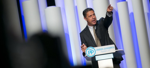El candidato del PP a la presidencia de la Generalitat, Xavi García Albiol