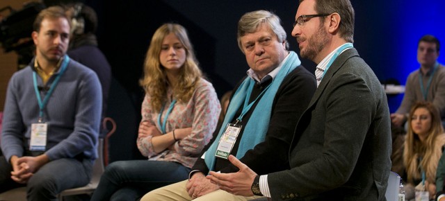 Javier Maroto, Javier Dorado y Leopoldo López en el foro de NN.GG