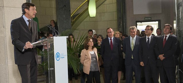 El portavoz del Grupo Popular en el Congreso, Rafa Hernando