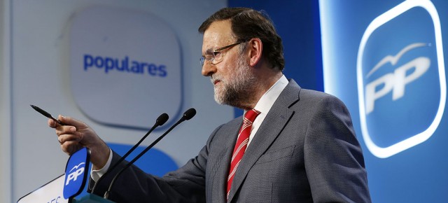 Mariano Rajoy durate la rueda de prensa