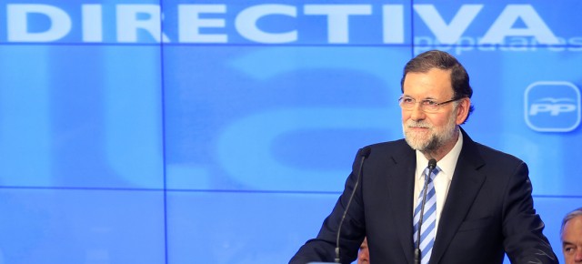 Mariano Rajoy durante su intervención ante la Junta Directiva Nacional