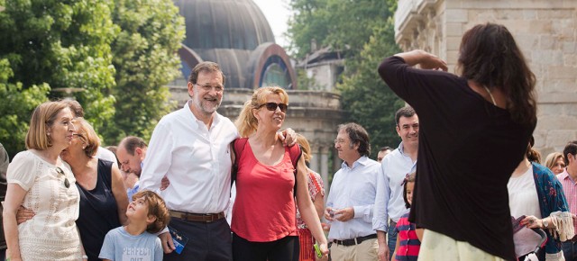 Mariano Rajoy y Ana Pastor visitan el municipio pontevedrés de Mondariz Balneario
