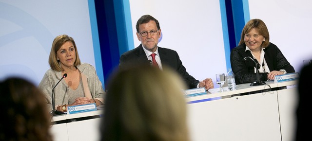 Mariano Rajoy y María Dolores de Cospedal presiden el Comité de Portavoces Parlamentarios del PP