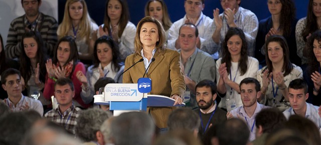 La secretaria general del Partido Popular, María Dolores de Cospedal