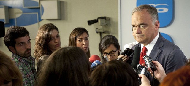 Declaraciones de Esteban González Pons a los medios de comunicación