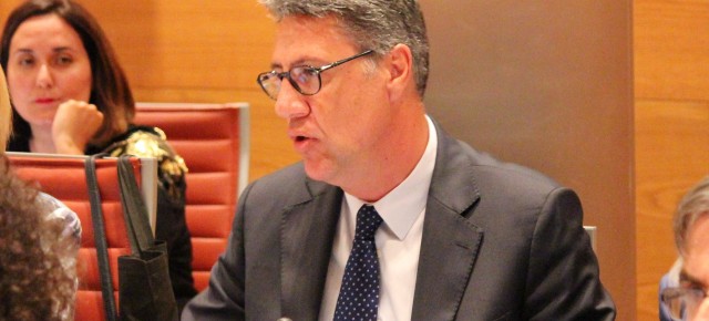 El senador del PP por Cataluña y presidente de los populares catalanes, Xavier García Albiol
