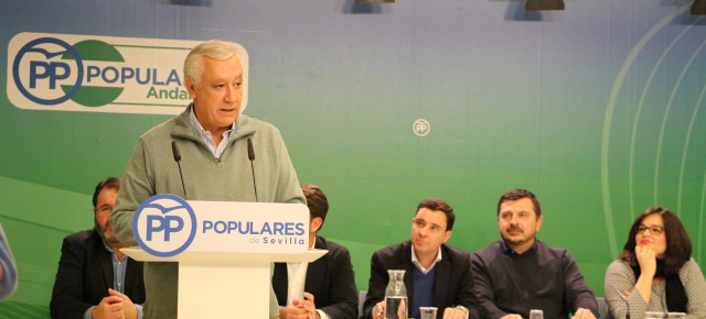 El vicesecretario del PP, Javier Arenas