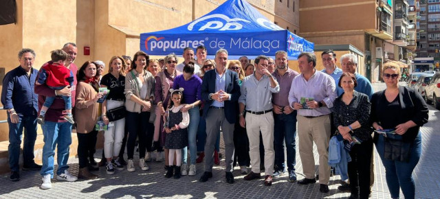 El coordinador general del PP, Elías Bendodo, en Málaga