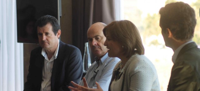 Pablo Casado e Isabel Bonig participan en un encuentro con empresarios en Alicante