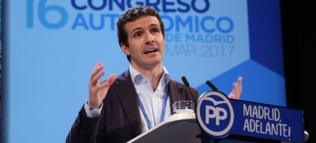 El vicesecretario de Comunicación del PP, Pablo Casado