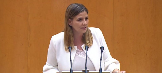 La senadora del PP del PP por Castilla-La Mancha, Carolina Agudo