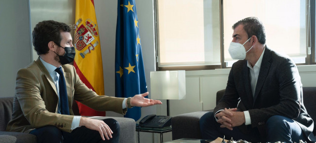 Pablo Casado y Manuel Domínguez 