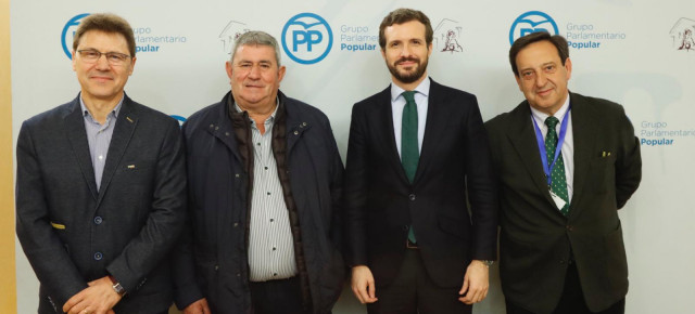 Pablo Casado se reúne con organizaciones profesionales agrarias (OPAS)